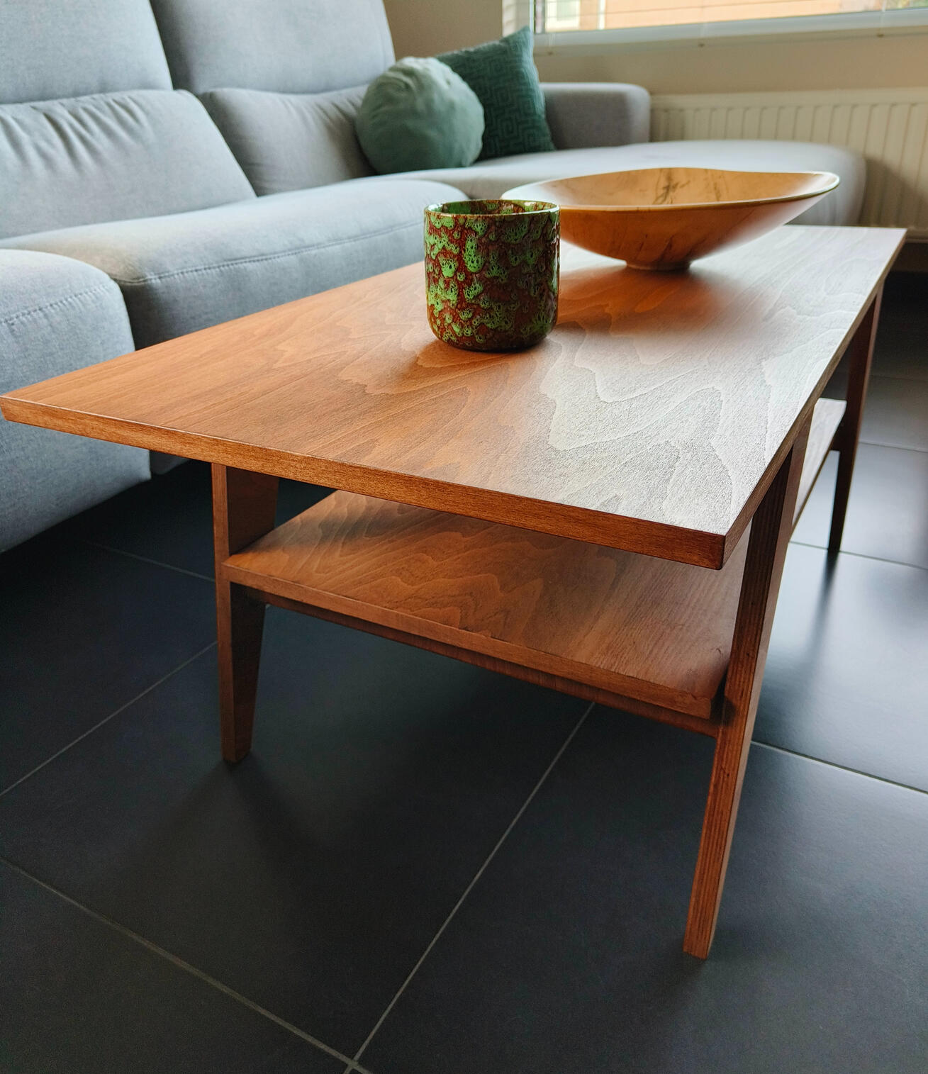 Houten salontafel